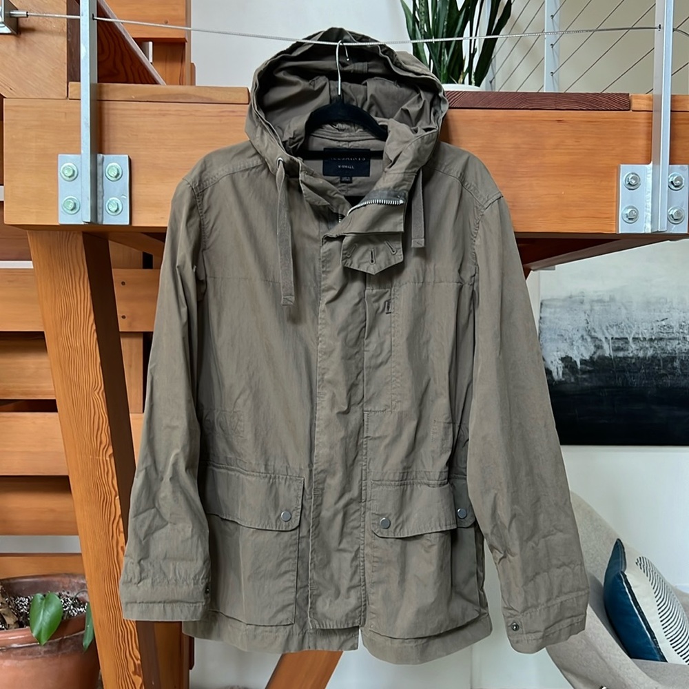 All Saints Lightweight Hooded Jacket